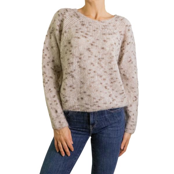 Maglione girocollo in mohair 